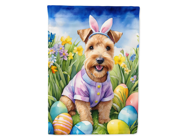Caroline's Treasures DAC5104GF Lakeland Terrier Easter Egg Hunt Garden Flag Mailbox Flag Decorative Yard Flag Banner Outside Patio Artwork Yard...