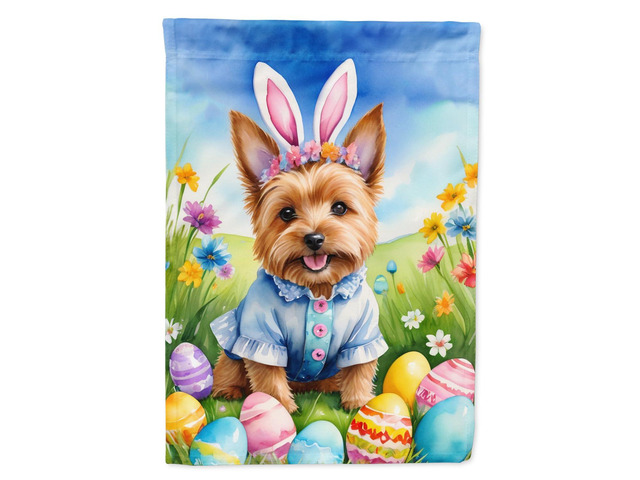 Caroline's Treasures DAC5124GF Norwich Terrier Easter Egg Hunt Garden Flag Mailbox Flag Decorative Yard Flag Banner Outside Patio Artwork Yard...