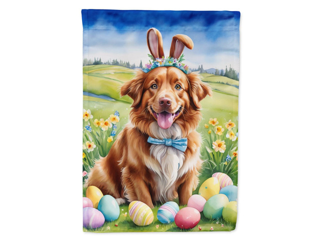 Caroline's Treasures DAC5125GF Nova Scotia Duck Tolling Retriever Easter Egg Hunt Garden Flag Mailbox Flag Decorative Yard Flag Banner Outside...
