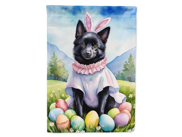 Caroline's Treasures DAC5166GF Schipperke Easter Egg Hunt Garden Flag Mailbox Flag Decorative Yard Flag Banner Outside Patio Artwork Yard Flower...