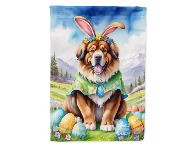 Caroline's Treasures DAC5192GF Tibetan Mastiff Easter Egg Hunt Garden Flag Mailbox Flag Decorative Yard Flag Banner Outside Patio Artwork Yard...