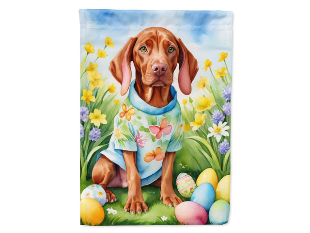 Caroline's Treasures DAC5196GF Vizsla Easter Egg Hunt Garden Flag Mailbox Flag Decorative Yard Flag Banner Outside Patio Artwork Yard Flower Beds,...