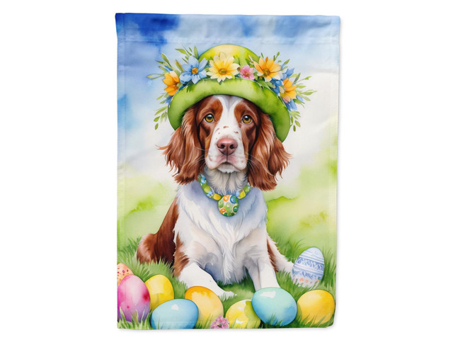 Caroline's Treasures DAC5200GF Welsh Springer Spaniel Easter Egg Hunt Garden Flag Mailbox Flag Decorative Yard Flag Banner Outside Patio Artwork...
