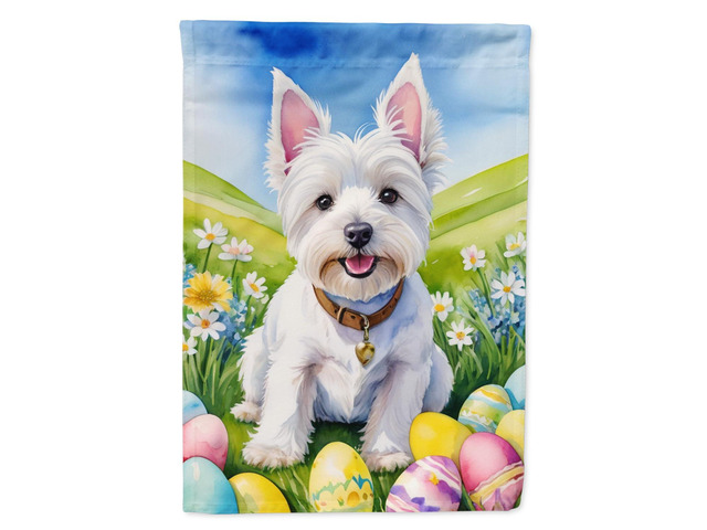 Caroline's Treasures DAC5206GF Westie Easter Egg Hunt Garden Flag Mailbox Flag Decorative Yard Flag Banner Outside Patio Artwork Yard Flower Beds,...