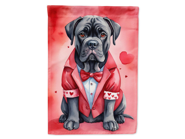 Caroline's Treasures DAC5310GF Cane Corso My Valentine Garden Flag Mailbox Flag Decorative Yard Flag Banner Outside Patio Artwork Yard Flower Beds,...