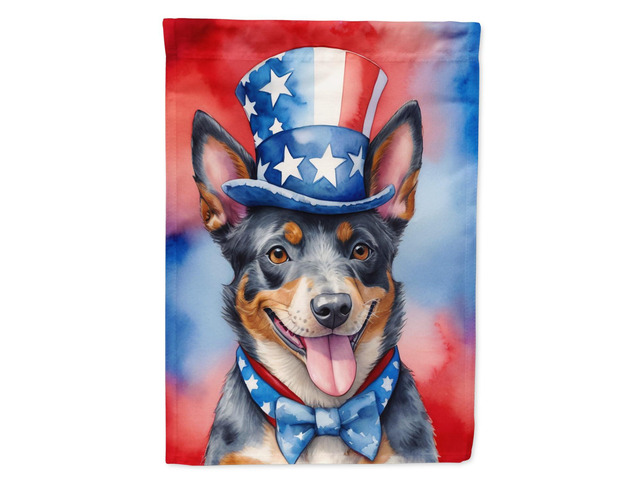 Caroline's Treasures DAC5645GF Australian Cattle Dog Patriotic American Garden Flag Mailbox Flag Decorative Yard Flag Banner Outside Patio Artwork...