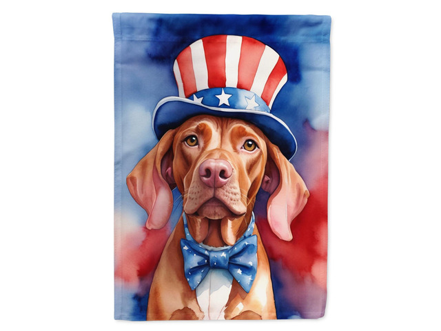 Caroline's Treasures DAC5813GF Vizsla Patriotic American Garden Flag Mailbox Flag Decorative Yard Flag Banner Outside Patio Artwork Yard Flower...