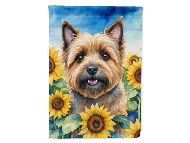Caroline's Treasures DAC6044GF Cairn Terrier in Sunflowers Garden Flag Mailbox Flag Decorative Yard Flag Banner Outside Patio Artwork Yard Flower...