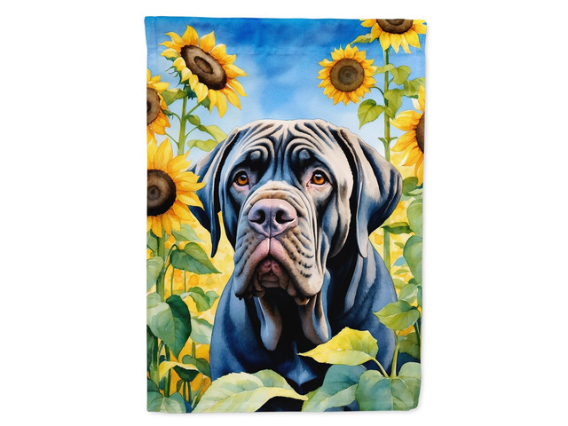 Caroline's Treasures DAC6122GF Neapolitan Mastiff in Sunflowers Garden Flag Mailbox Flag Decorative Yard Flag Banner Outside Patio Artwork Yard...