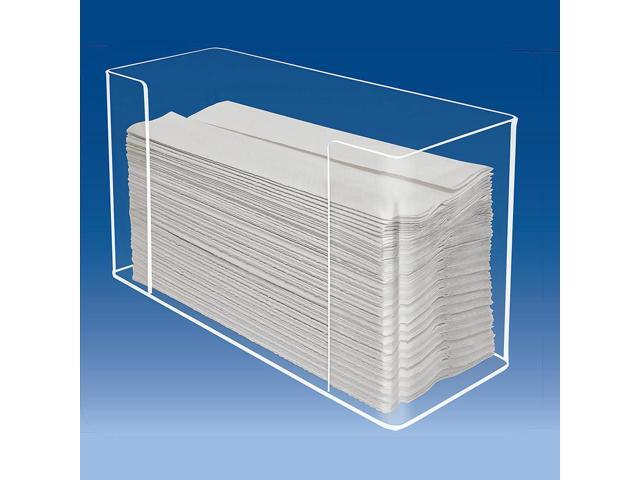 Kantek KTKAH190 C-Fold-Multifold Towel Dispenser- 11-.50in.4-.13in. x6-.75in.- Clear