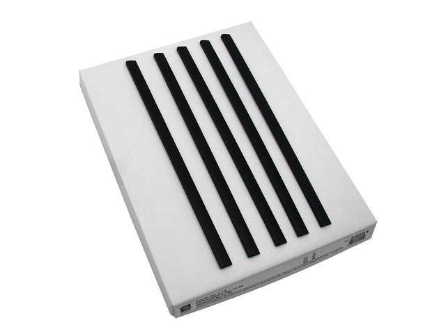C-Line 34551 Binding Bars Only, 11 x 1/8, Black - 100/Box - CLI-34551