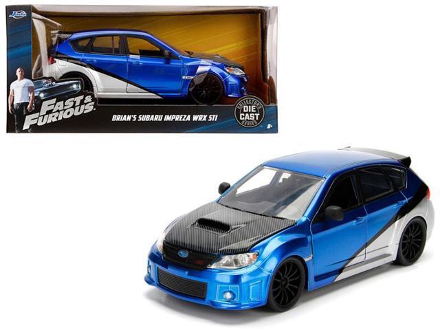 Brian's Subaru Impreza WRX STI 'Fast & Furious' Movie 1/24 Diecast Model Car by Jada
