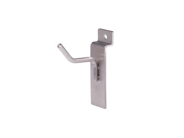 ECONOCO BQSWH2SN Slatwall Hook 2', Satin Nickel, 96PK