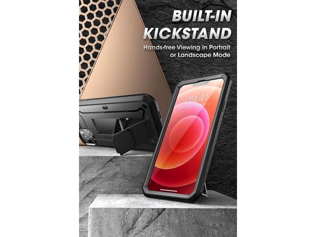for iPhone 13 Pro Max Case with Screen Protector (Unicorn Beetle Pro), [Built-in Stand & Belt Clip] Heavy Duty Full-Body Rugged Kickstand...