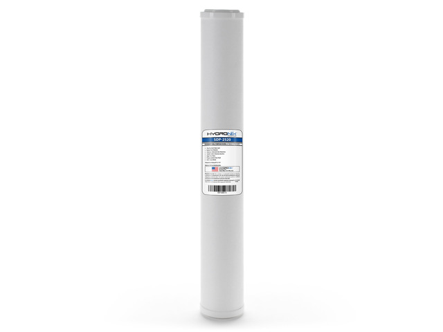 Hydronix SDP-2520 Dual Purpose Radial Flow Cartridge Sediment & Carbon, RFC-20 RFC20 comparable - 2.5' x 20'