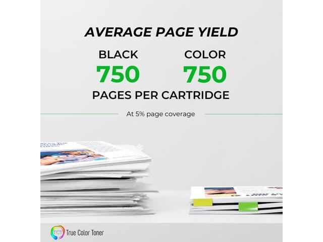TCT LC404 Ink Cartridge 4 Pack - Premium Compatible Replacement for Brother LC404 LC404BK LC404C LC404M LC404Y Works With Brother MFC-J1205 J1215