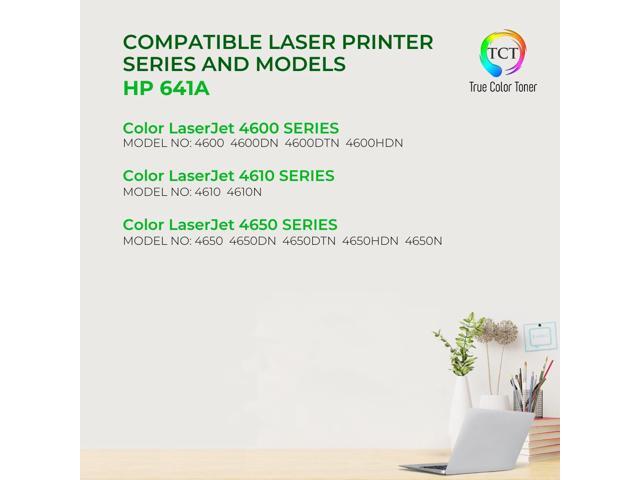 TCT 641A Cyan TAA Compliant Toner Cartridge - Premium Compatible Replacement for HP 641A C9721A Works With HP Color LaserJet 4600 4600DN 4600DTN...