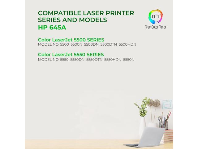 TCT 645A Black TAA Compliant Toner Cartridge - Premium Compatible Replacement for HP 645A C9730A Works With HP Color LaserJet 5500DN 5500DTN 5550N...