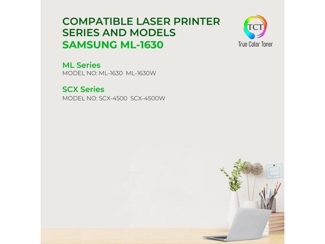 True Color Toner 1630 Toner Cartridge 2 Pack - Premium Compatible Replacement for Samsung MLD1630A ML-D1630A Black Toner Works With Samsung ML1630...