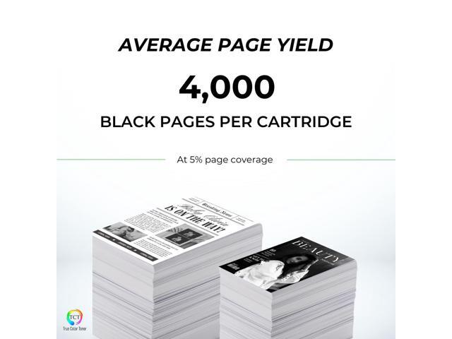 True Color Toner Premium Compatible Toner Cartridge Replacement for Lexmark 801H 80C1HK0 Black High Yield Works With Lexmark CX410de CX410dte...