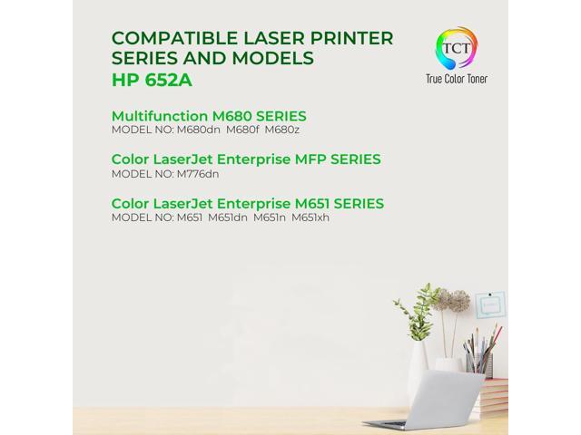 TCT 652A Black TAA Compliant Toner Cartridge - Premium Compatible Replacement for HP 652A CF320A Works With HP Color LaserJet Enterprise M651DN...