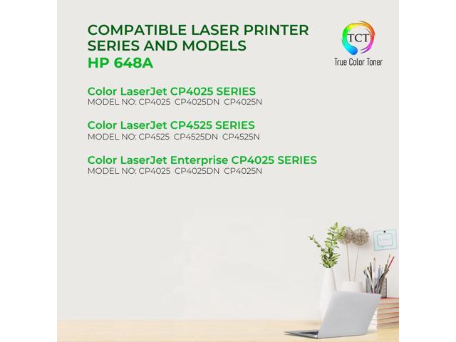 TCT 648A Magenta TAA Compliant Toner Cartridge - Premium Compatible Replacement for HP 648A CE263A Works With HP Color LaserJet CP4520 CP4025...