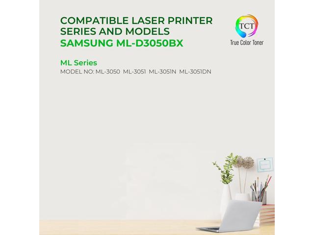 True Color Toner D3050BX Toner Cartridge 2 Pack - Premium Compatible Replacement for Samsung ML-D3050B Black High Yield Works With Samsung ML-3050...