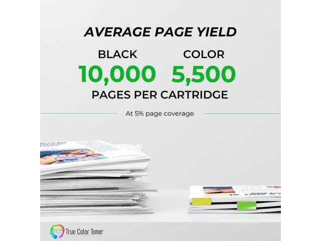True Color Toner C2030 Toner Cartridge 4 Pack - Premium Compatible Replacement for Ricoh Aficio 841280 841281 841282 841283 Works With Ricoh Aficio...