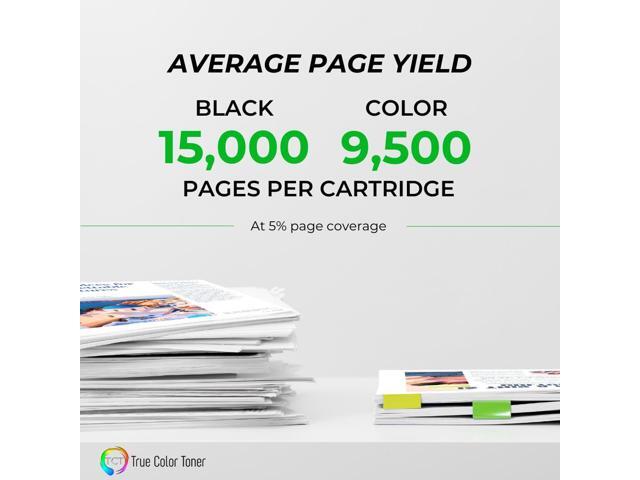 True Color Toner C2003 Toner Cartridge 4 Pack - Premium Compatible Replacement for Ricoh Aficio 841918 841921 841920 841919 Works With Ricoh Aficio...