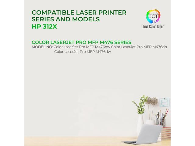 TCT 312X Black TAA Compliant Toner Cartridge - Premium Compatible Replacement for HP 312X CF380X High Yield Works With HP Color LaserJet Pro MFP...