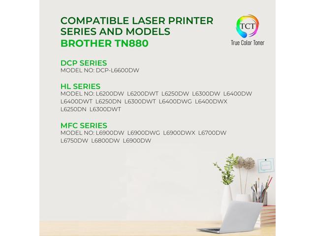 TCT B4600 Toner Cartridge 2 Pack - Premium Compatible Replacement for Okidata B4600 43502001 Black Works With Oki B4600 B4600n B4550 B4550n