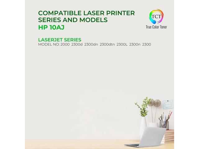True Color Toner 10AJ Jumbo Toner Cartridge 2 Pack - Premium Compatible Replacement for HP 10AJ Q2610AJ Black Jumbo Yield Works With HP LaserJet...
