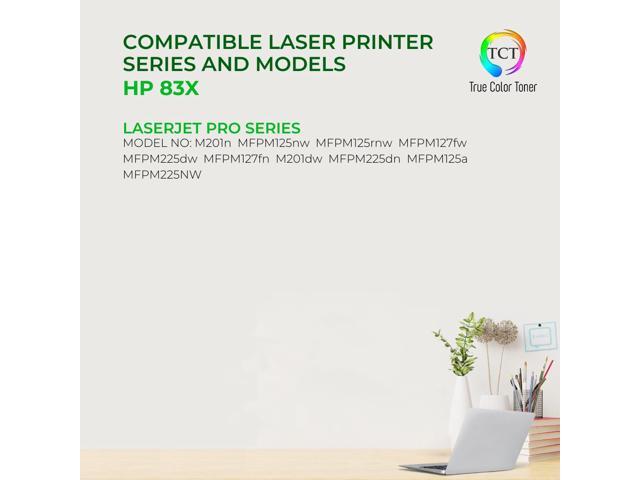TCT 83X TAA Compliant Toner Cartridge - Premium Compatible Replacement for HP 83X CF283X Black High Yield Works With HP LaserJet Pro MFP M125 M126...