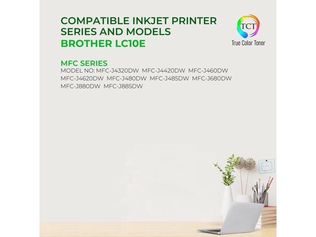 TCT LC203 Color Ink Cartridge 3 Pack - Premium Compatible Replacement for Brother LC203 LC203C LC203M LC203Y Works With Brother MFC-J460DW J480DW...