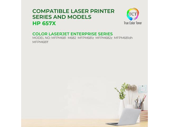 TCT Premium 657X For HP CF472X Yellow Hi-Yield M681 M682 Compatible Toner