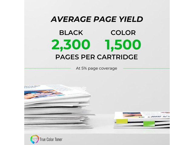 True Color Toner 711XL Ink Cartridge 5 Pack - Premium Compatible Replacement for HP 711XL 711 XL Works With HP DesignJet T120 T520