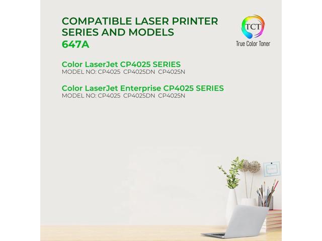 TCT 647A Black TAA Compliant Toner Cartridge - Premium Compatible Replacement for HP 647A CE260A Works With HP Color LaserJet CP4520 CP4025 CP4525...