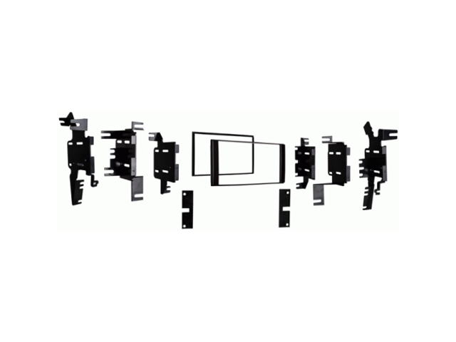 Metra - Dash Kit for Select 2013-2019 Nissan Frontier DDIN - Black - image 4