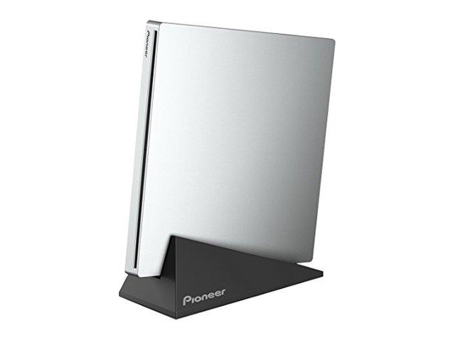 Pioneer BDR-XU03 6x Slim Slot USB 3.0 BD/DVD/CD Burner, Magnesium Body