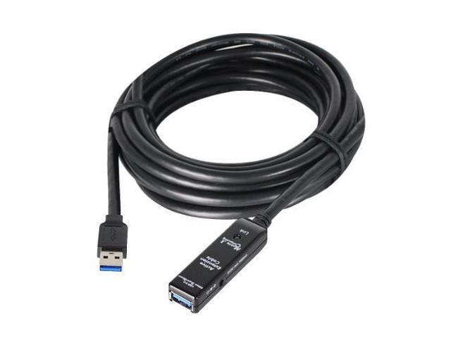 SIIG JU-CB0811-S1 USB 3.0 Active Repeater Cable w/ Power adapter