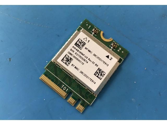 OEM Toshiba Satellite C55Dt-C Series Wireless WLAN+BT NGFF WIFI Card AW-NB165NF