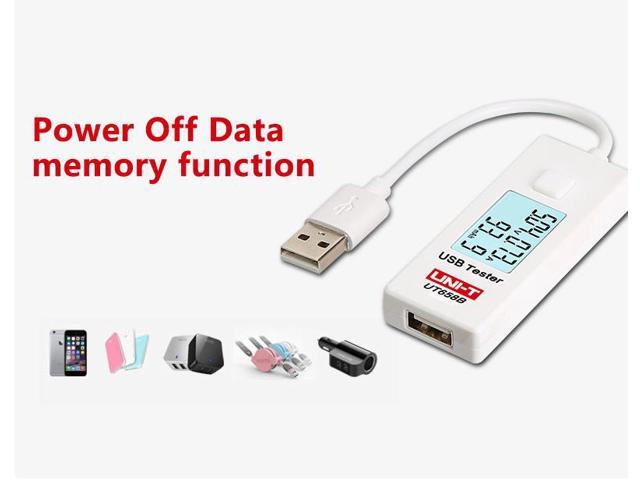 UNI-T UT658B USB Tester Phone Computer Charging Voltage Current Energy Monitor LCD Backlight
