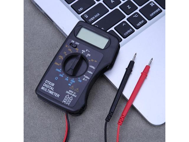 Portable Digital Multimeter Mini Pocket Ammeter Voltmeter Current Voltage Ohm Meter Battery Capacity Electrical Test 1999 Counts