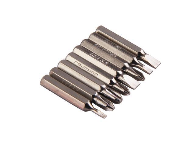 Portable Screwdriver Set 8 in 1 Aluminum Multi-Tool Phone Screw Driver Pen Set Tools Precision Phone Repair Tool Kit - Blue