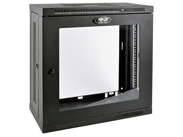 Tripp Lite 12U Wall-Mount Rack Enclosure Server Cabinet with Clear Acrylic Window, Low-Profile Patch-Depth (SRW12U13G)