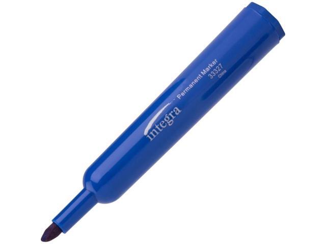 Integra Permanent Marker Chisel Tip Blue 33327