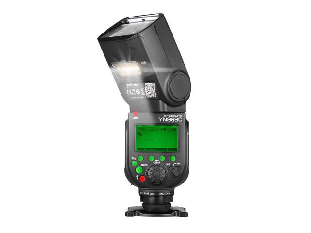 YONGNUO YN968C Wireless TTL Flash Speedlite 1/8000s HSS Built-in LED Light 5600K for Canon DSLR Cameras Compatible with YN622C YN560 Wireless System