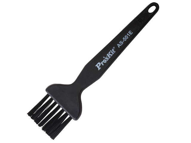 Pro'sKit AS-501E Anti-static Straight Shank Small Brush For Component Cleaning Machine Circuit Board Mao Brush Dust Removal