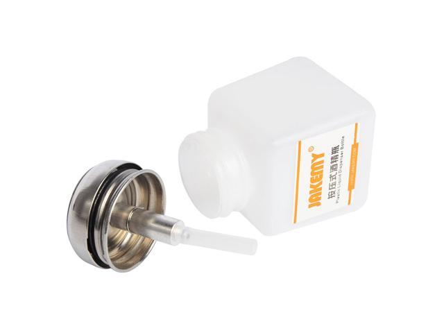 JAKEMY JM-Z10 Liquid Alcohol Press Empty Clear Bottle Portable Plastic Liquid Dispenser Bottle Liquid Pumping Bottle