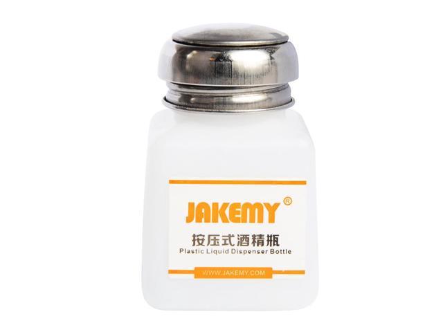 JAKEMY JM-Z10 Liquid Alcohol Press Empty Clear Bottle Portable Plastic Liquid Dispenser Bottle Liquid Pumping Bottle